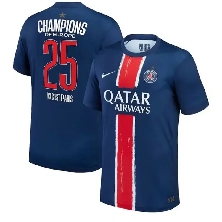 Pairs champions jerseys