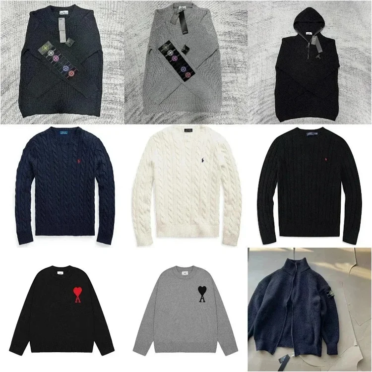 Stone Island sweater down jacket