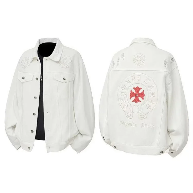 Chrome Hearts Hoodie Set Jeans jacket (
