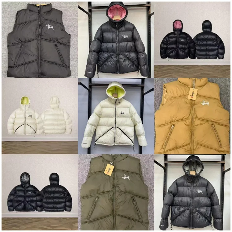 Stussy & Corteiz down jackets and v