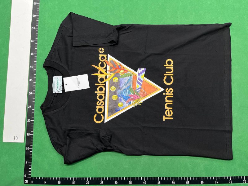 casablanca t-shirt — QC reference 2