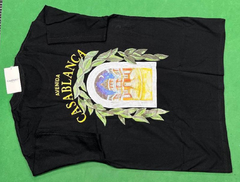 casablanca t-shirt — QC reference 4