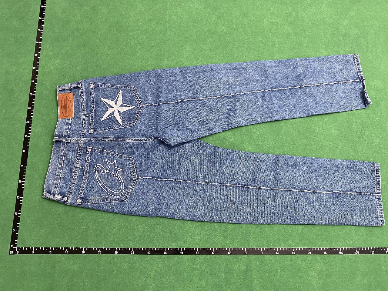 Corteiz Jeans Short — QC reference 3