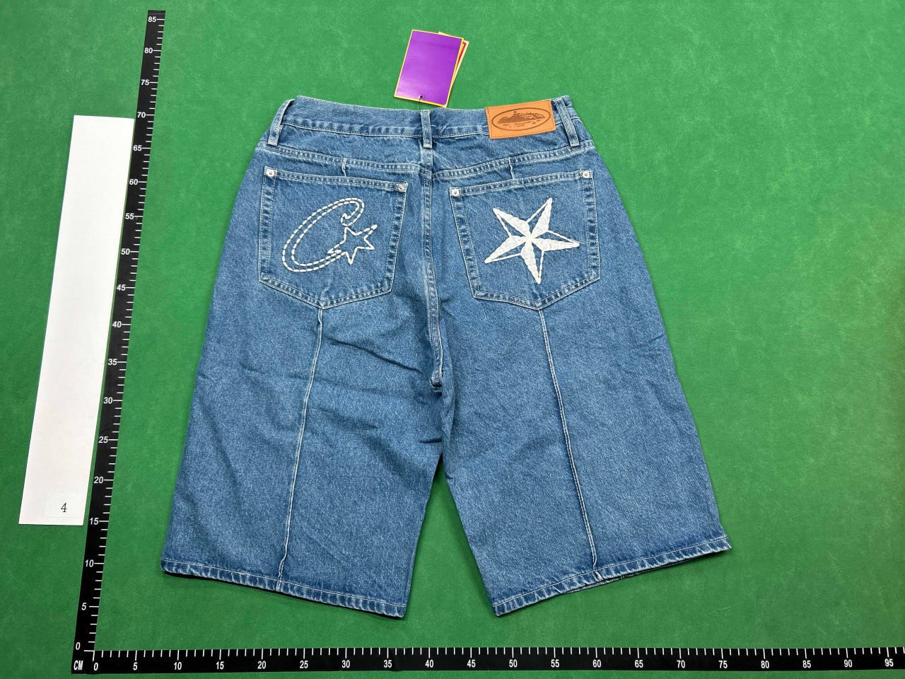 Corteiz Jeans Short — QC reference 4
