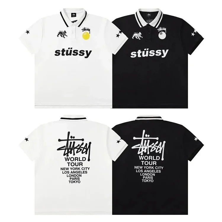 stussy__ polo T-shirt tee（40+）