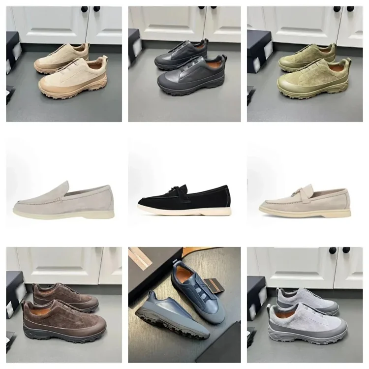 Loro plana loafers