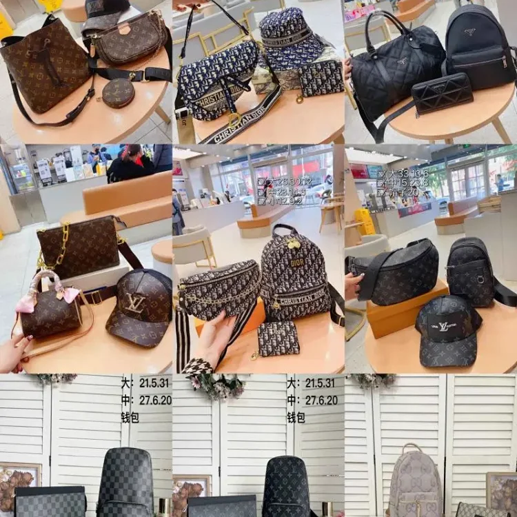LV Monogram / Dior Oblique / Prada / Guc