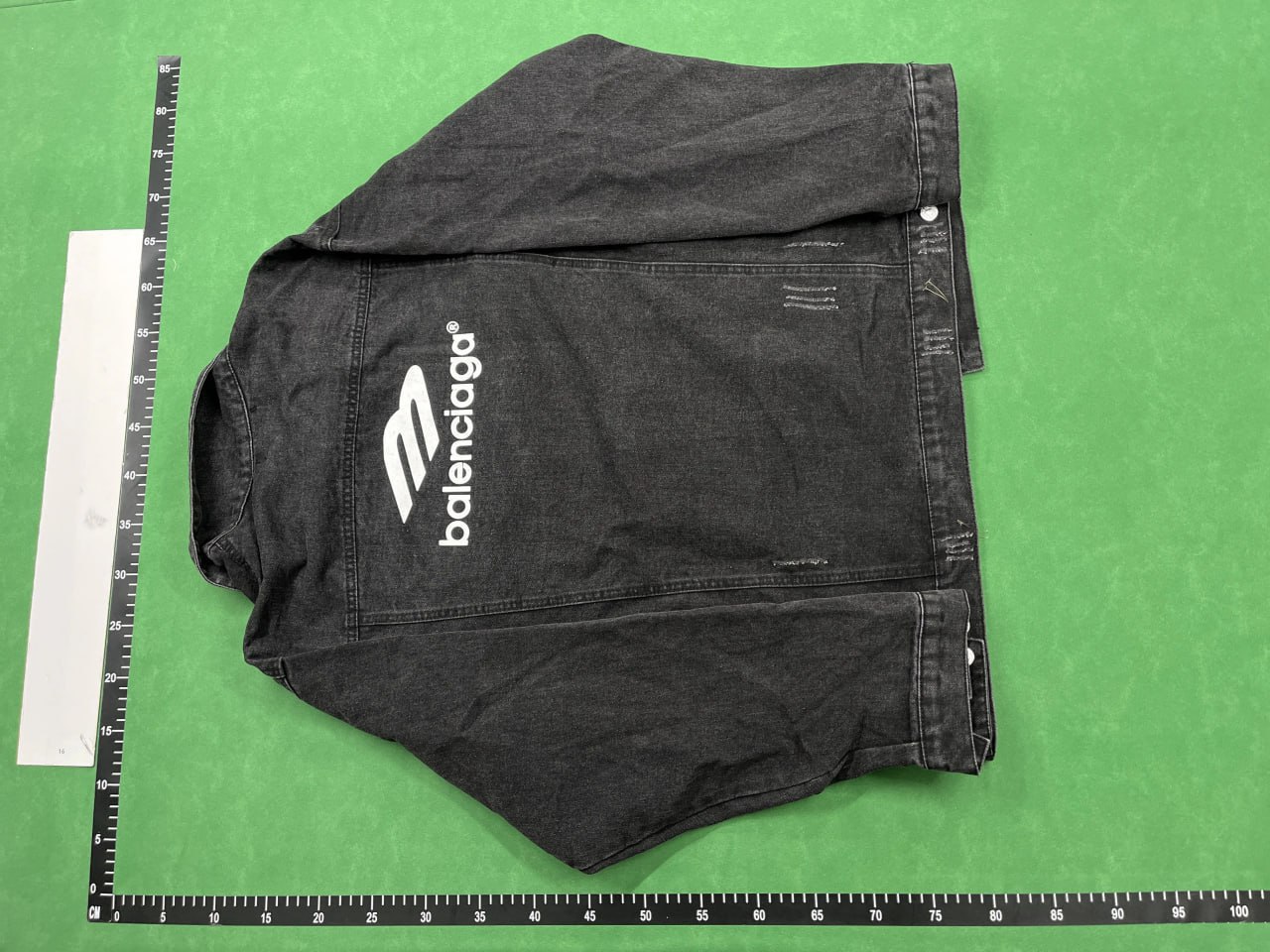 Balenciaga Jeans Coat — QC reference 3