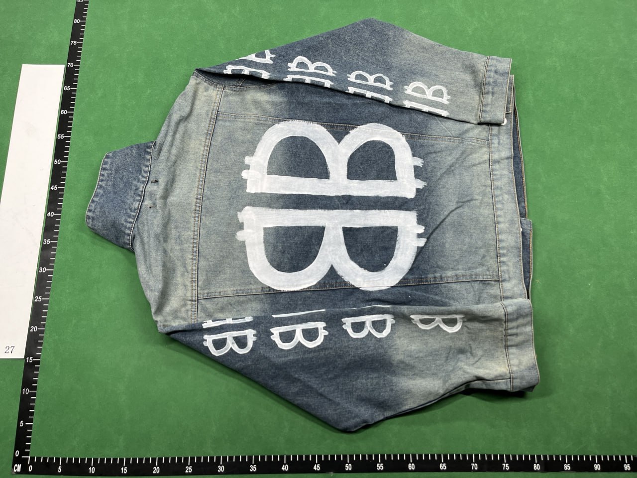 Balenciaga Jeans Coat — QC reference 4