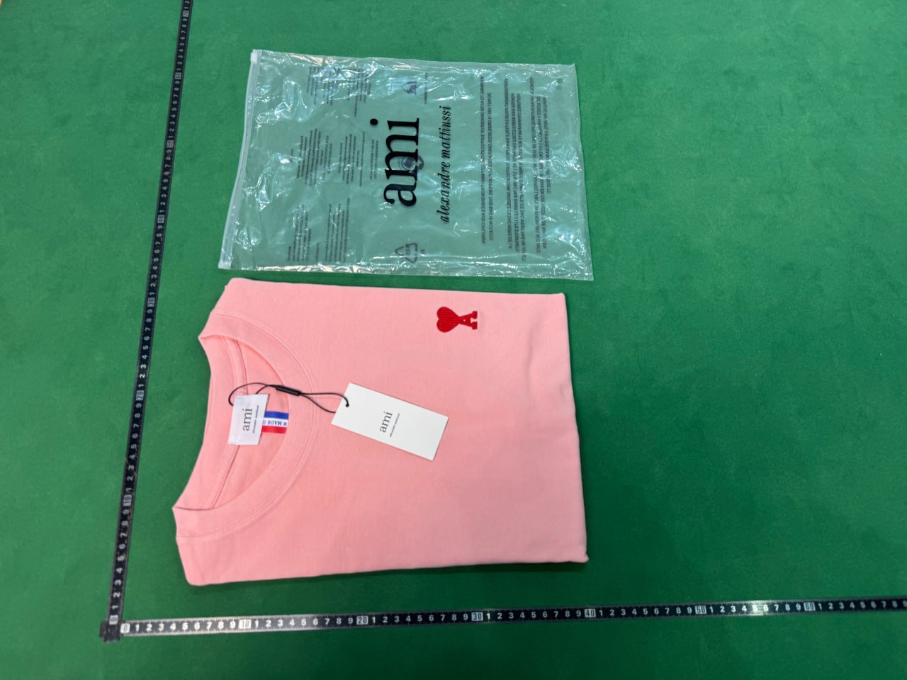 AMIRI T-shirt heart logo — QC reference 2