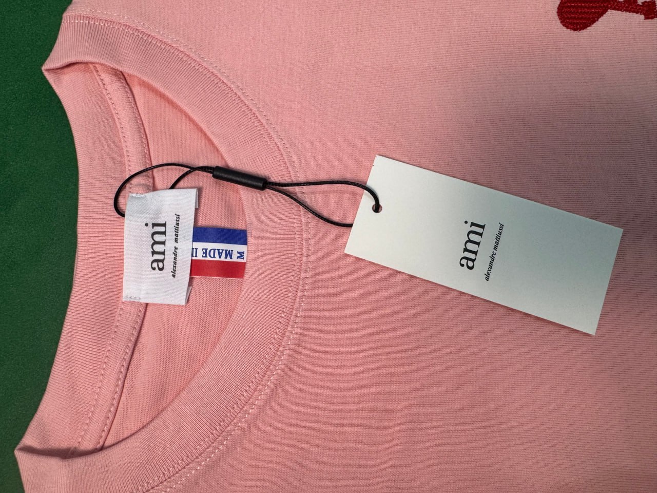 AMIRI T-shirt heart logo — QC reference 3