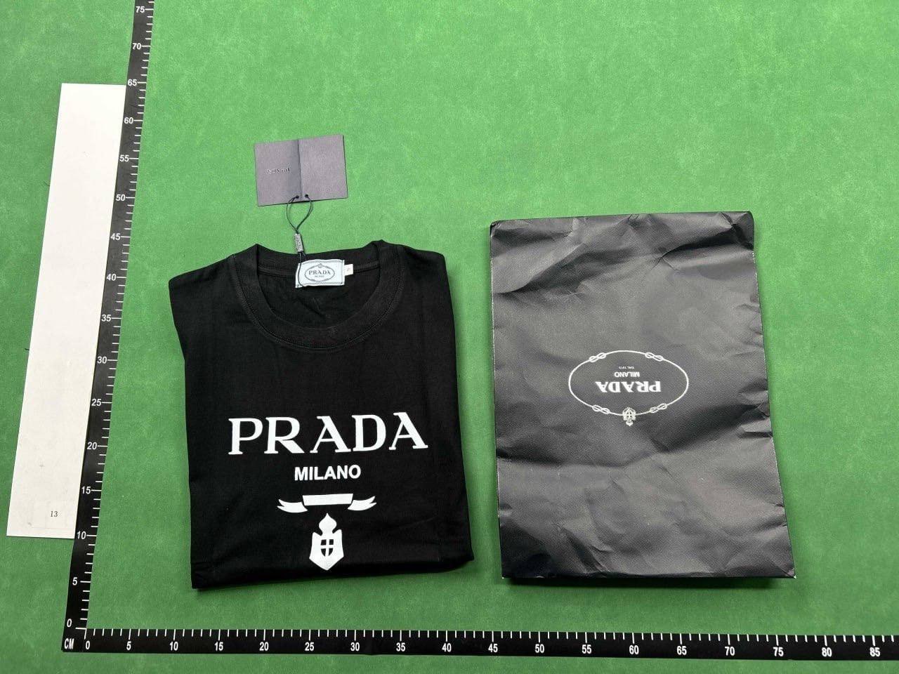 Prada Tee high quality — QC reference 2