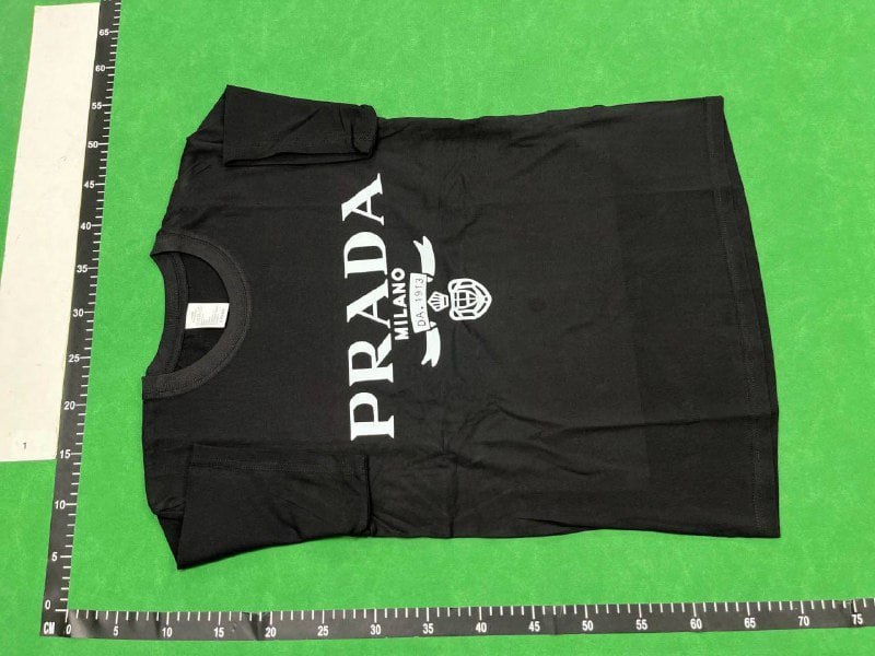 Prada Tee high quality — QC reference 4