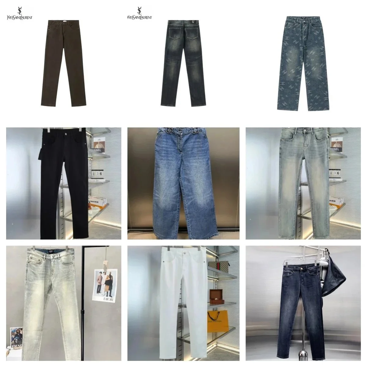 YSL straight pants