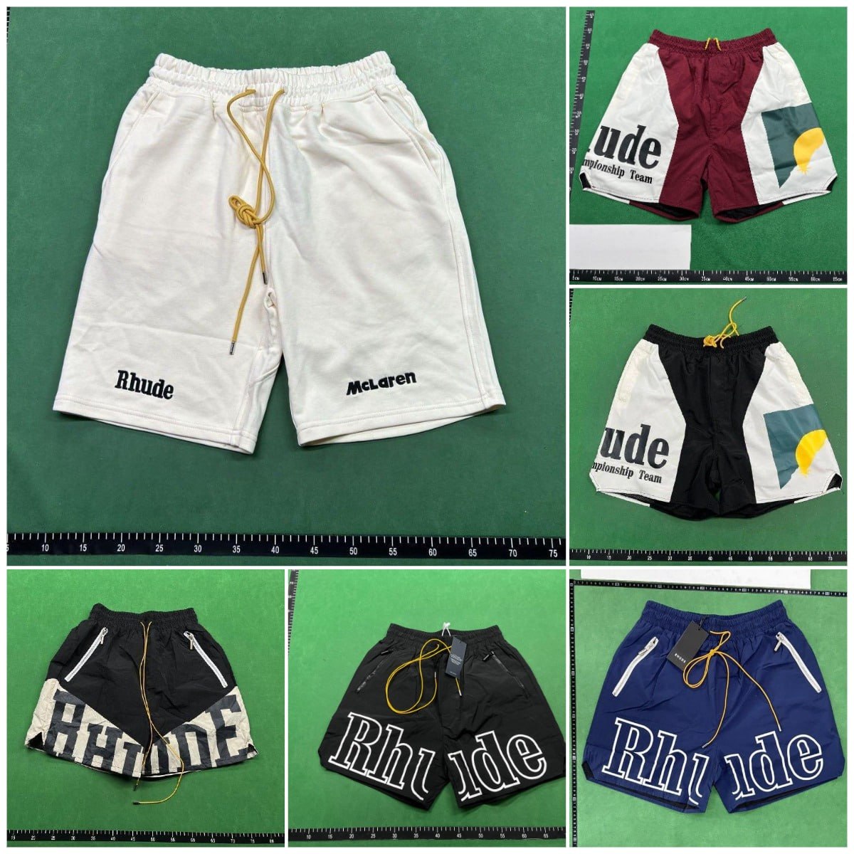 Rhude Track Shorts Beach pants Quick Dry