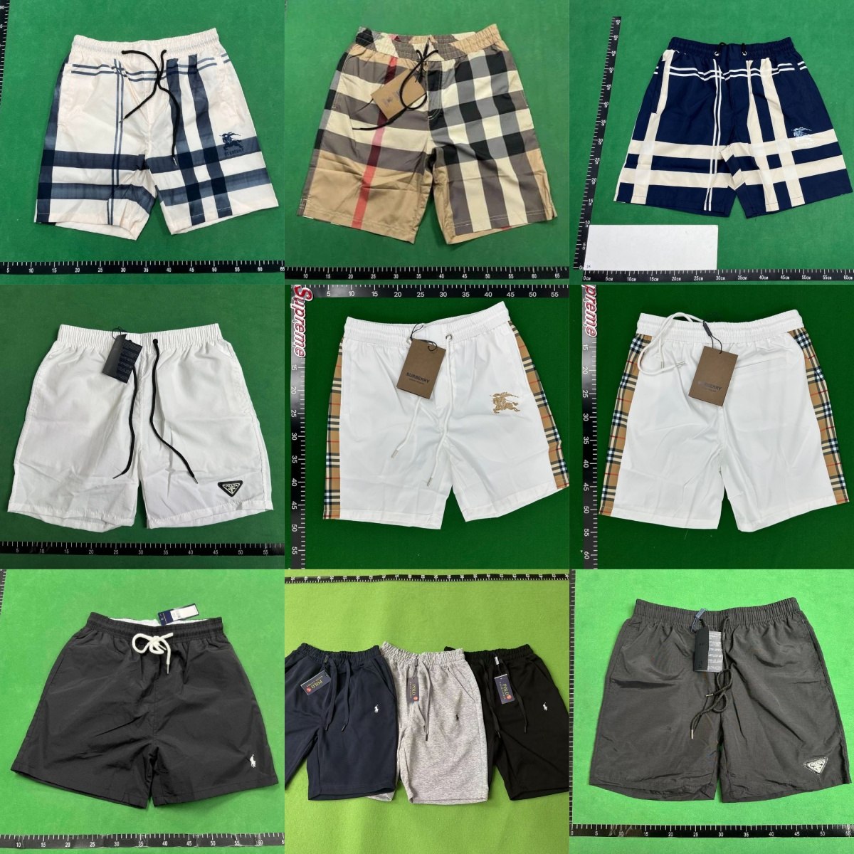 Dior PradaLV Moncler Gucci Ralph Lauren Lacoste shorts — QC reference 2