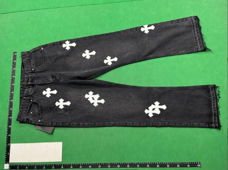 Chrome hearts jeans (14 CP) — QC reference 2
