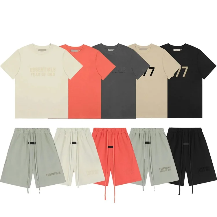Fashion casual short sleeve shorts