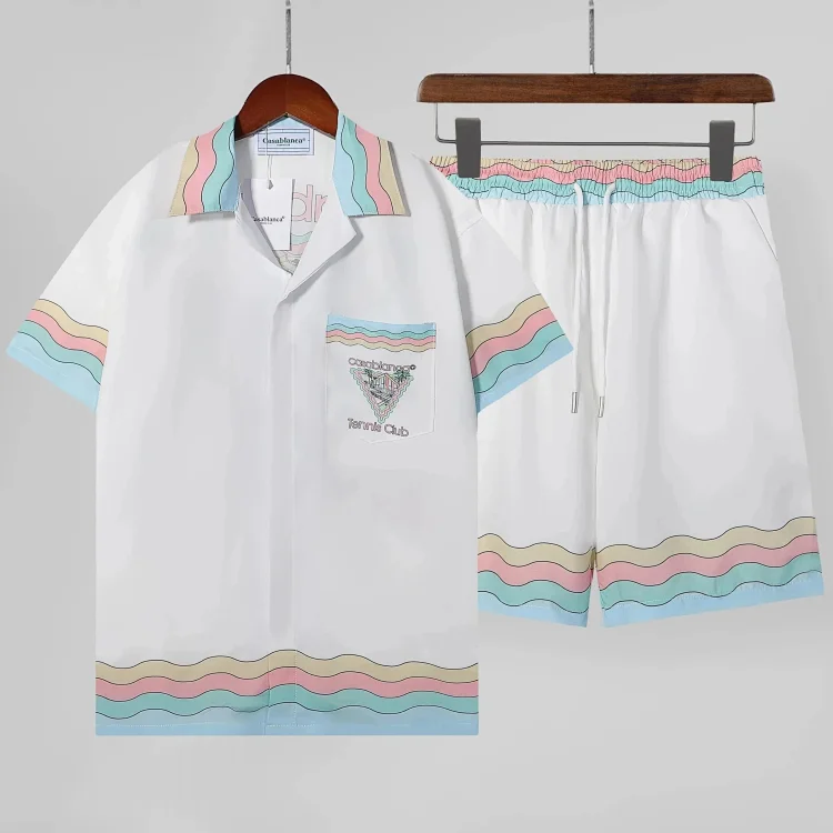 Casablanca Tennis Club Shirt/Shorts Set