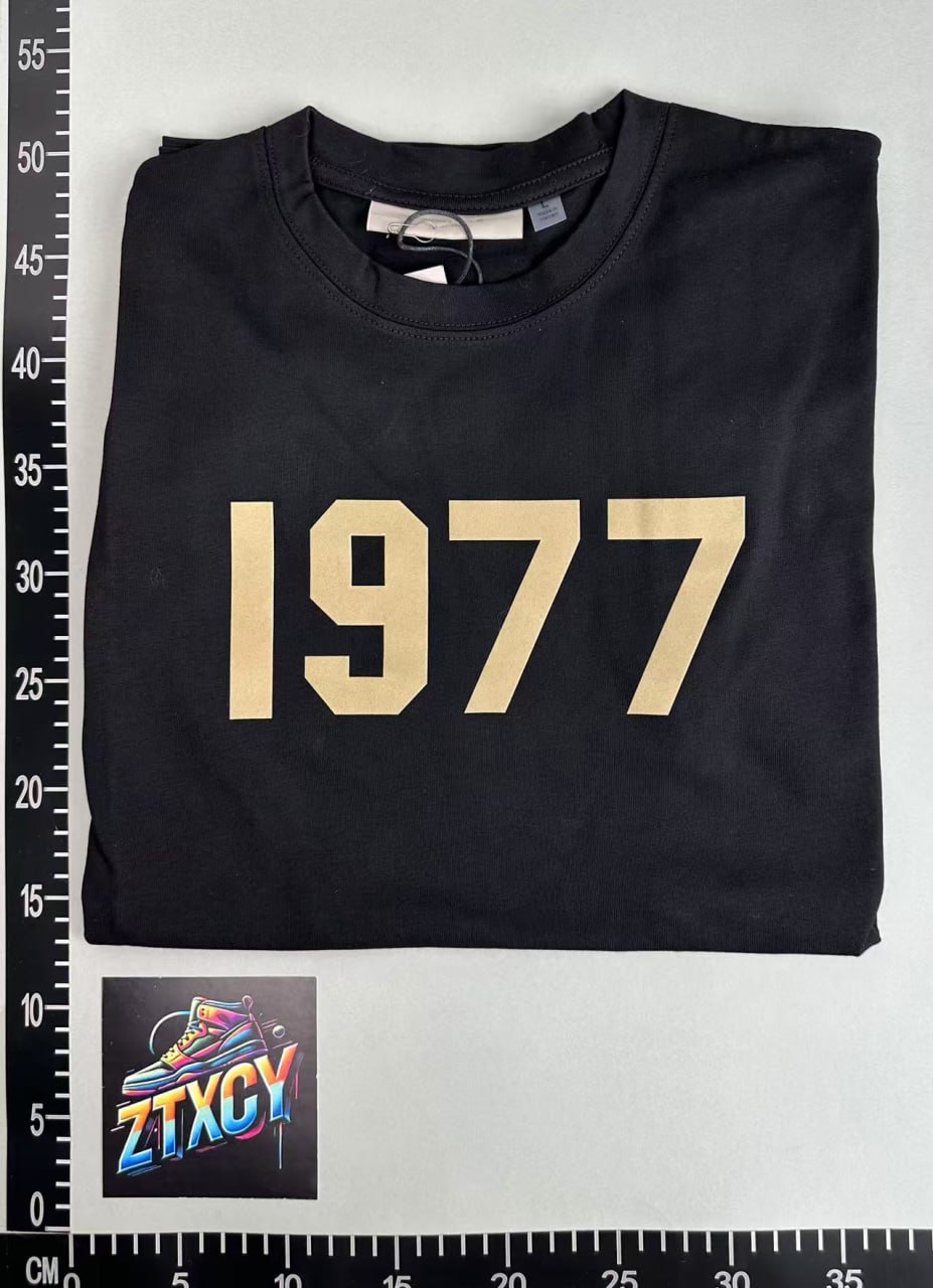 High street casual 1977 short sleeve loose casual American men and women couples T-shirt-JS — QC reference 3