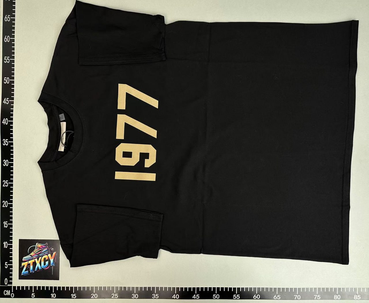 High street casual 1977 short sleeve loose casual American men and women couples T-shirt-JS — QC reference 2