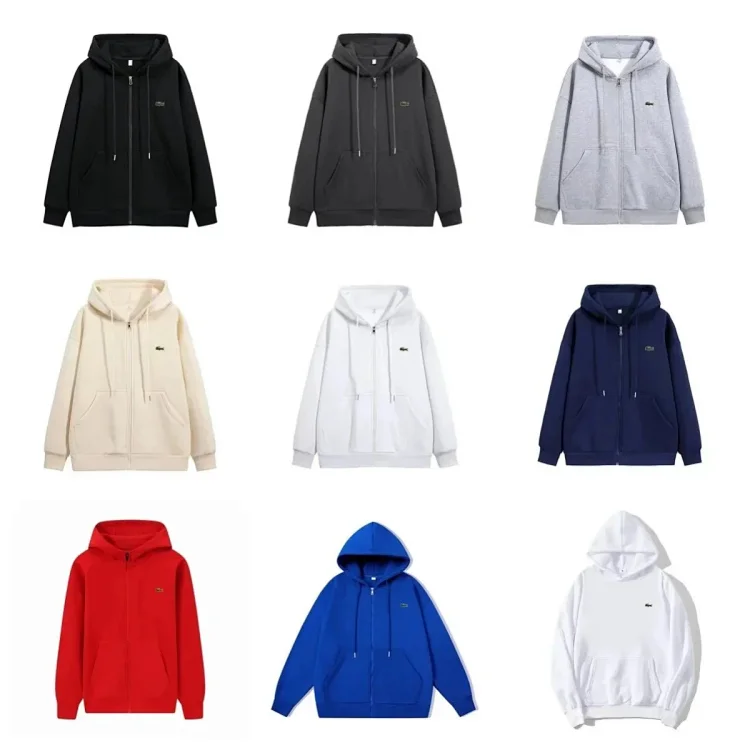 LACOSTE Classic Zip-Up Hoodie [20 style