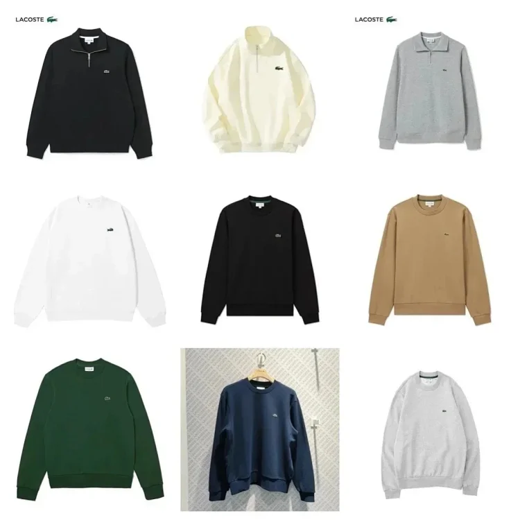 LACOSTE Classic Crewneck & Quarter-Z