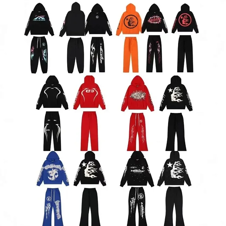 Hellstar Flame Hoodie & Pants Tracks