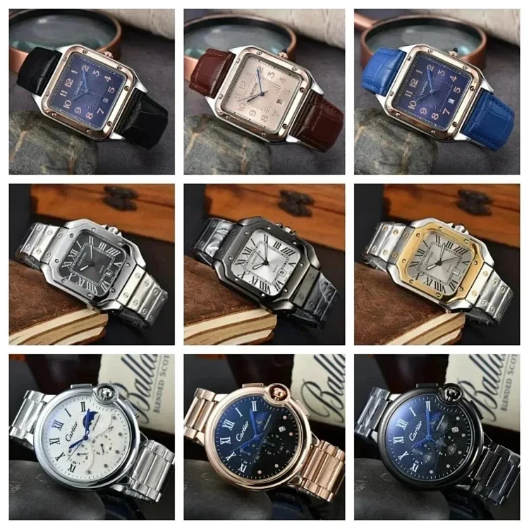 Cartier Santos and Pasha Watches [38 sty