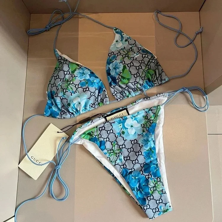 Gucci GG Supreme Floral Bikini Set [34 s