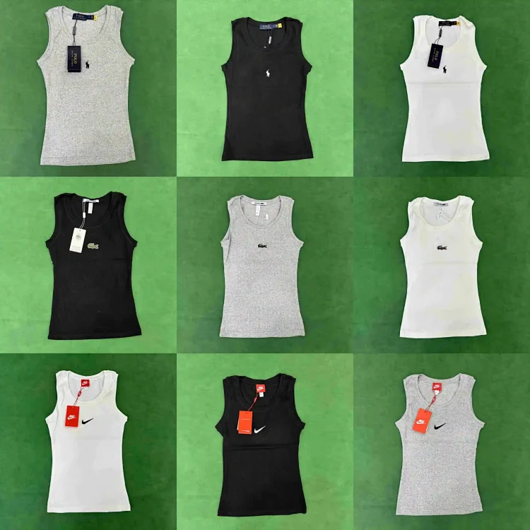 Ralph Lauren, Lacoste, Nike Ribbed Tank