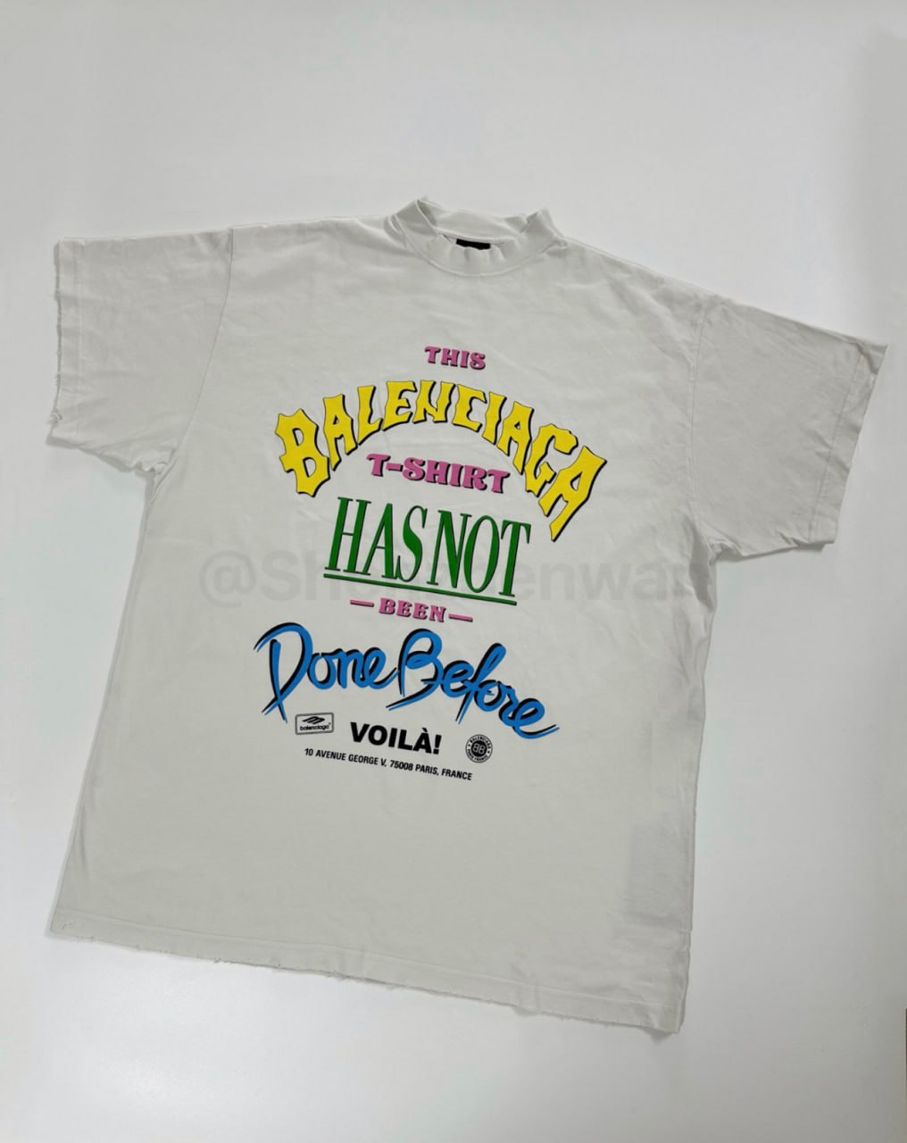 Balenciaga T shirt — QC reference 2