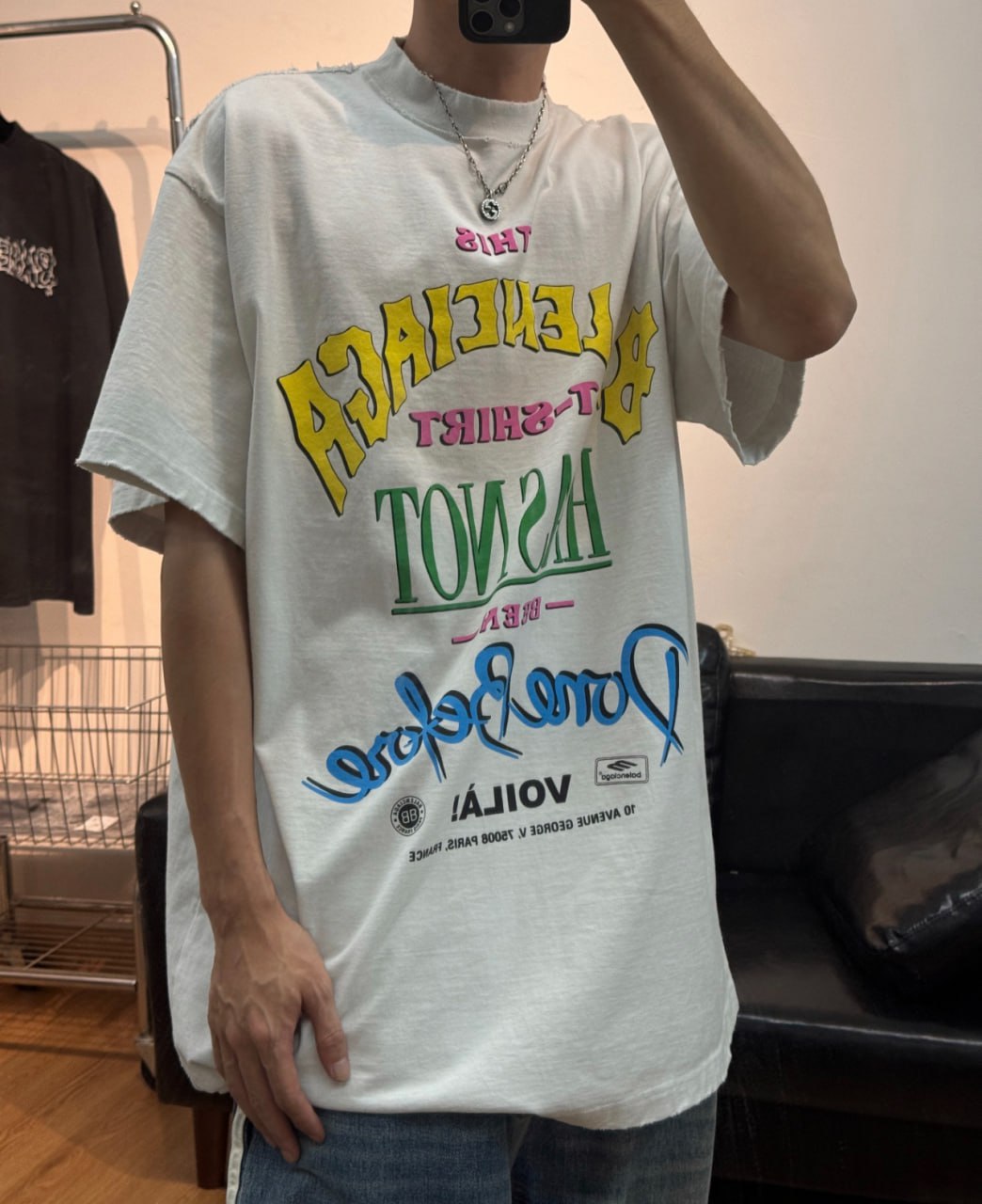 Balenciaga T shirt — QC reference 4